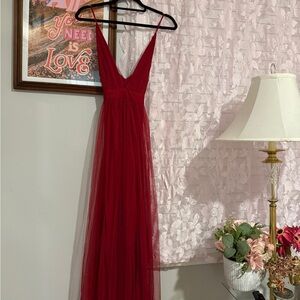 Windsor Red Backless Dress